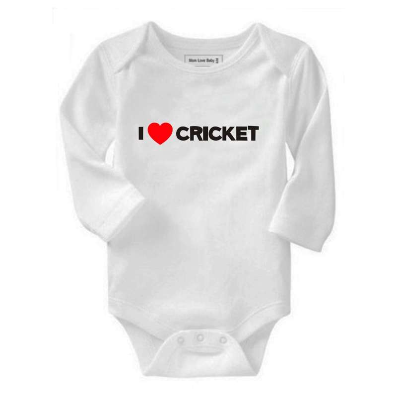 I love Cricket baby grow