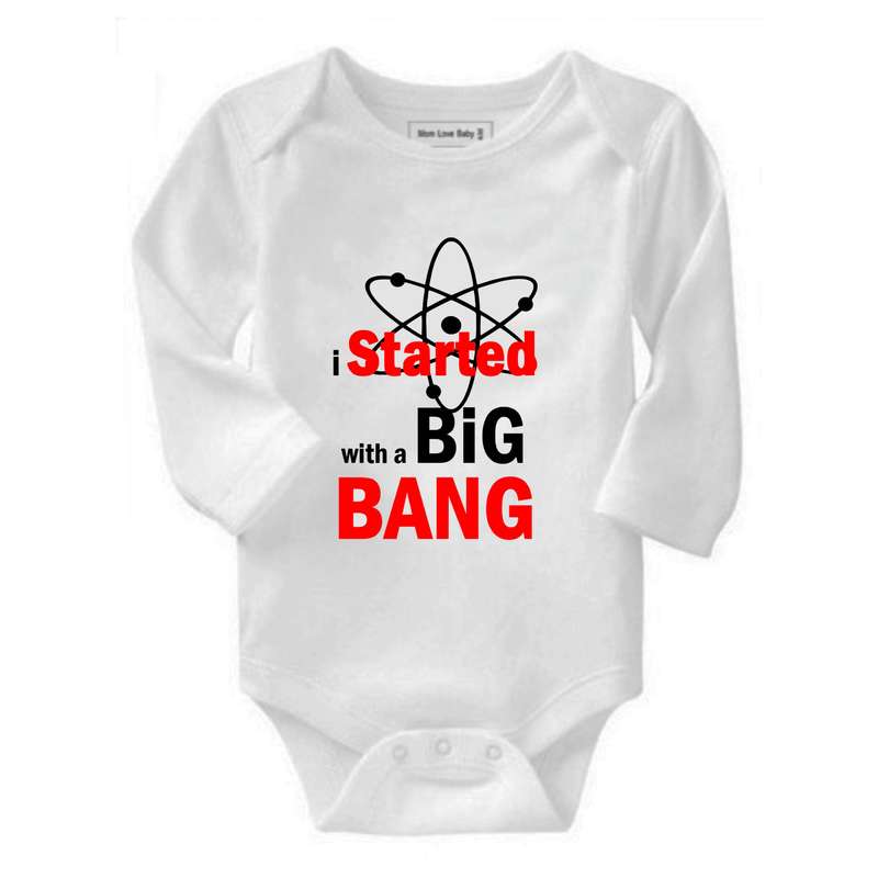 I started with a big bang baby grow