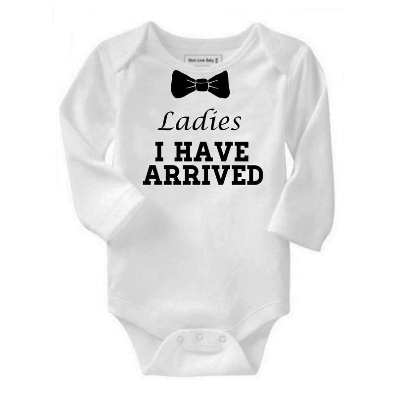Ladies I have arrived baby grow