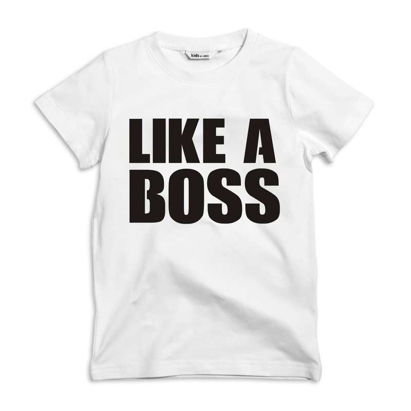 Like a Boss Kids tees