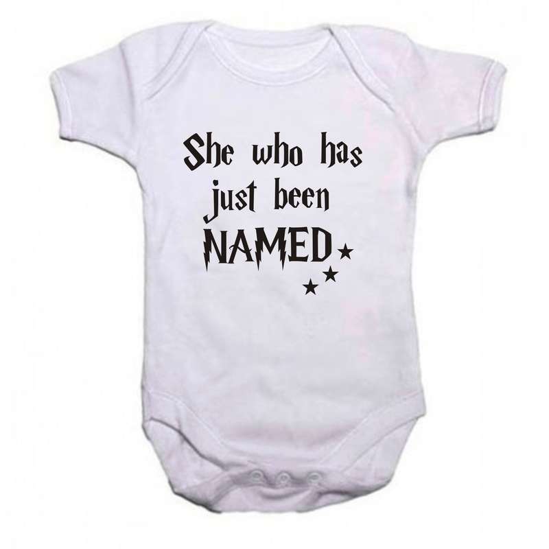 He / She who has just been named baby grow
