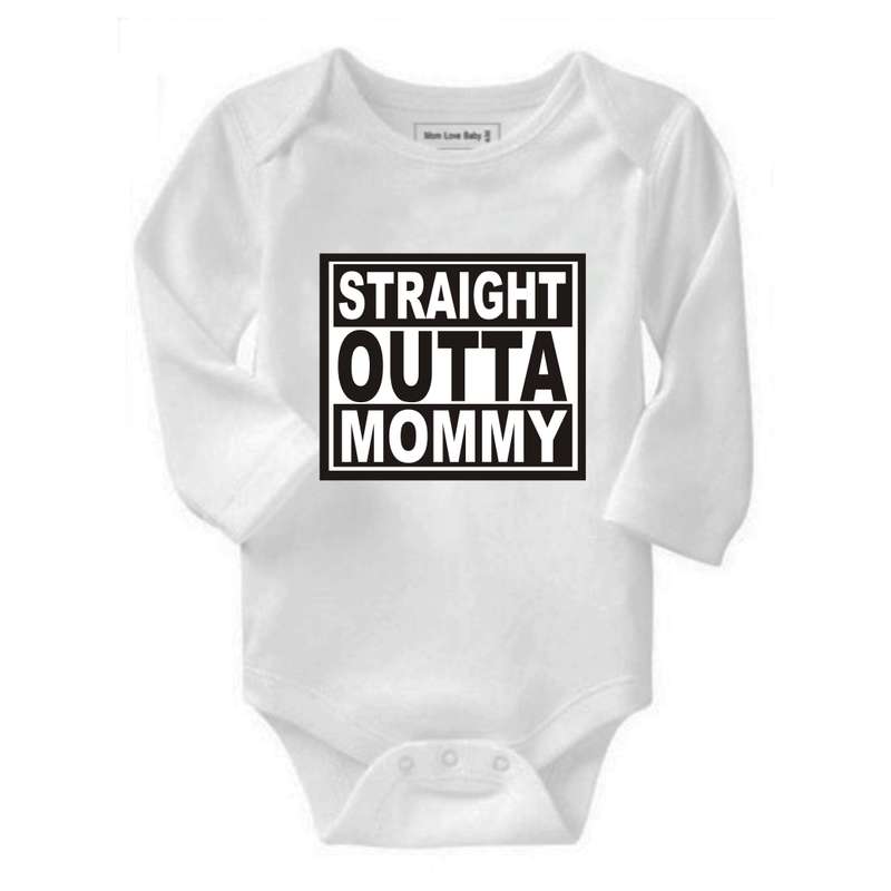 Straight Outta Mommy baby grow