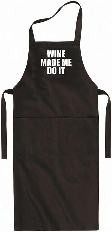 Wine made me do it Apron