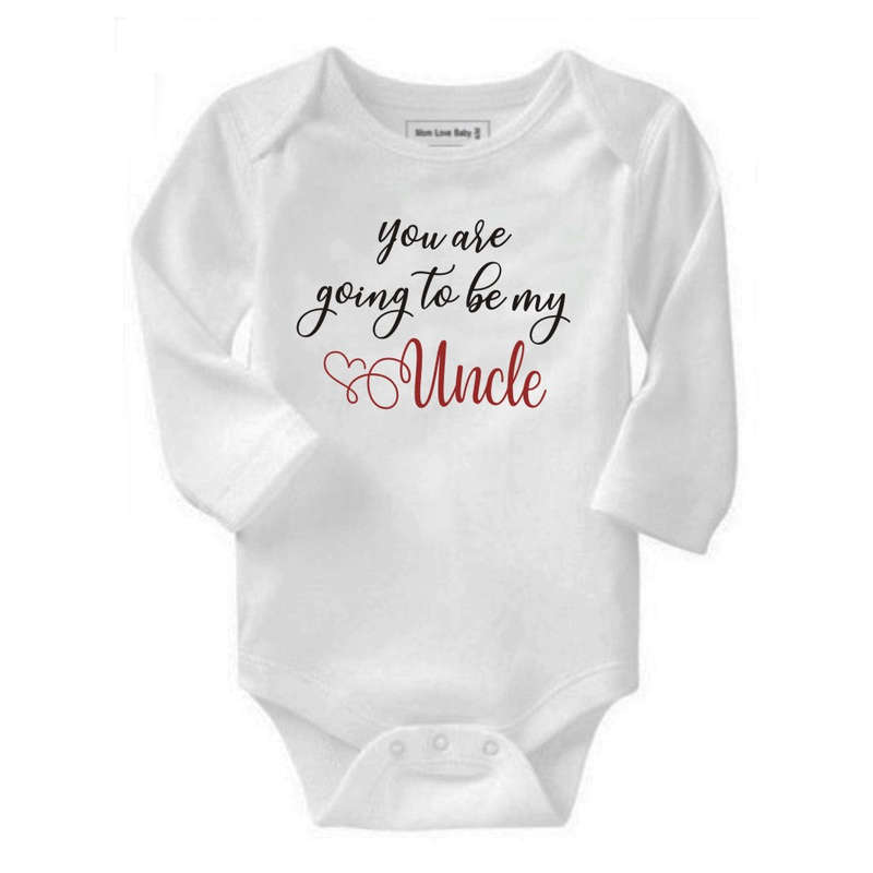 You are going to be my Uncle baby grow