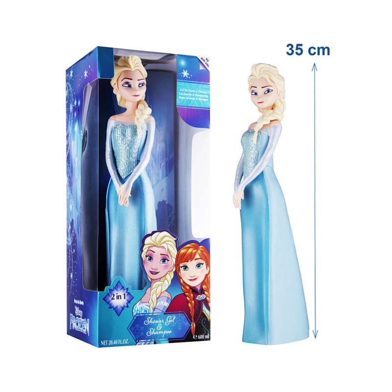 Disney Frozen 3D Elsa Shower Gel And Shampoo 2 In 1