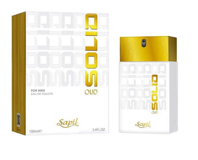 Sapil Solid Oud for Men 100ml Eau De Parfum