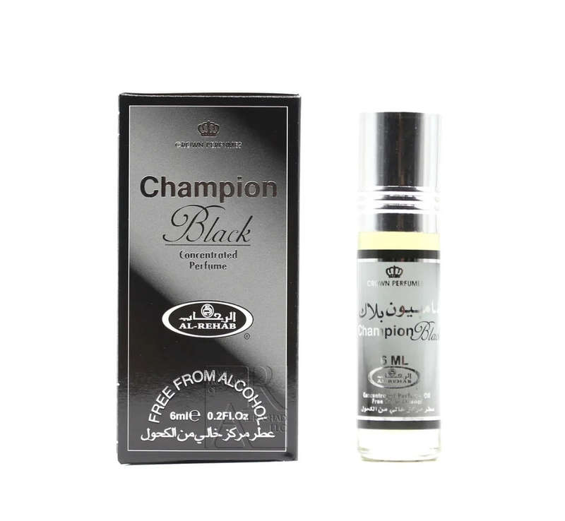 Crown Perfumes Al-Rehab Champion Black concentrated perfume oil