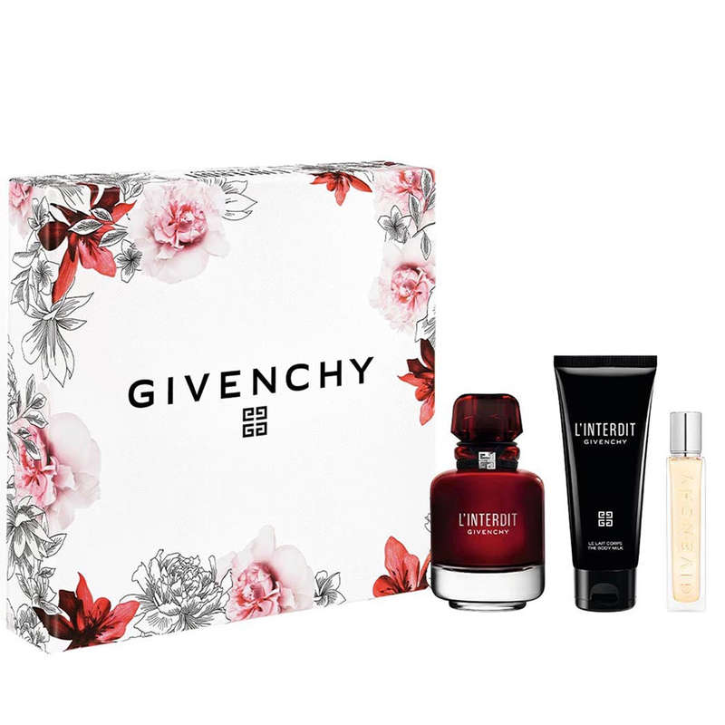 Givenchy L'Interdit Rouge 80ml Eau De Parfum Gift Set