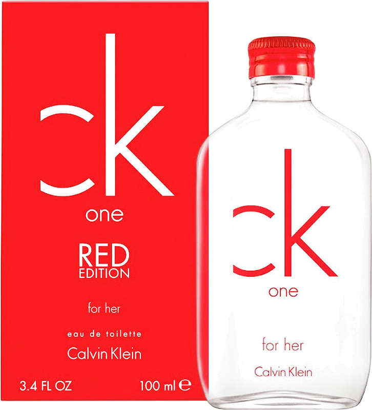 CK One Red Edition For Her 100ml Eau De Toilette
