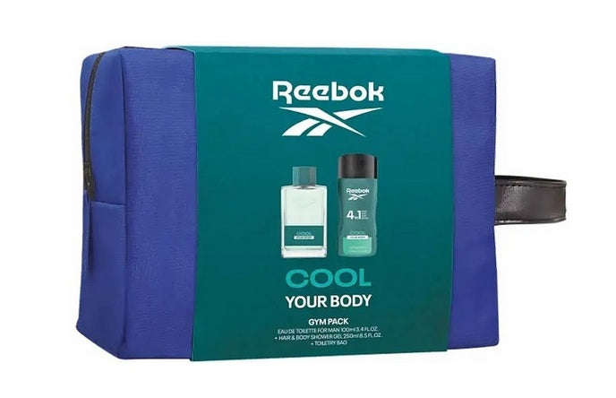 Reebok Cool Your Body 100ml Eau de Toilette + 250ml shower gel & Toiletry bag