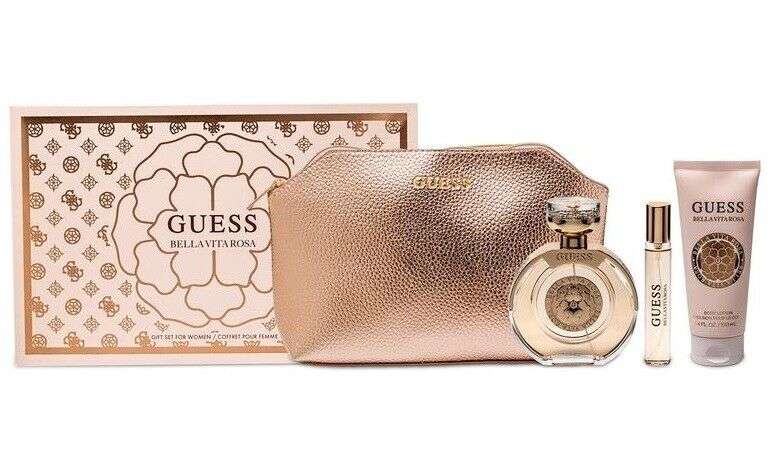 Guess Bella Vita Rosa for Women 100ml EDT Gift Set with Guess bag