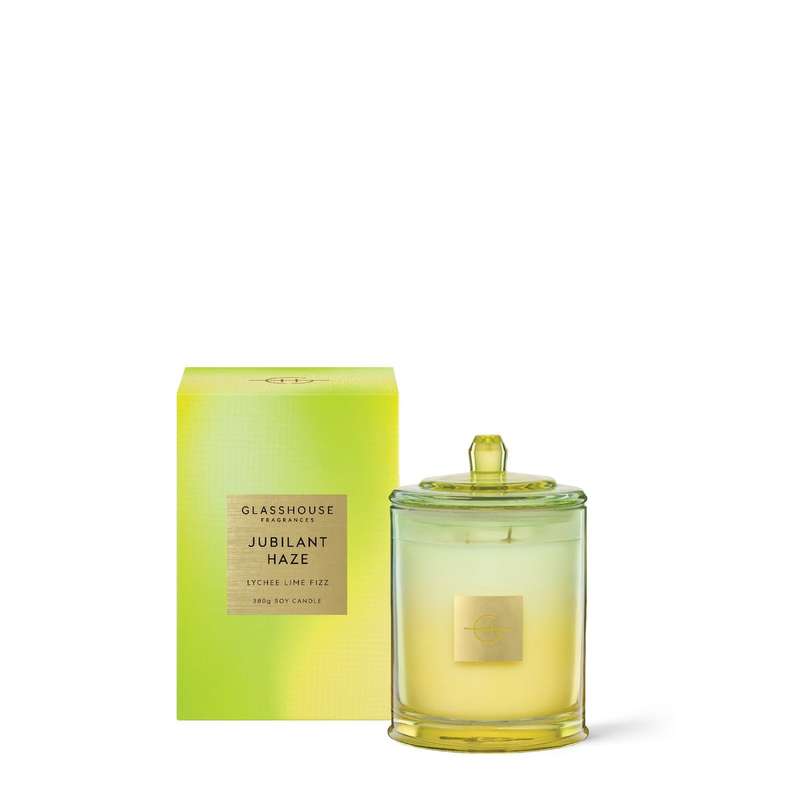 Glasshouse Jubilant haze 380g Soy Candle