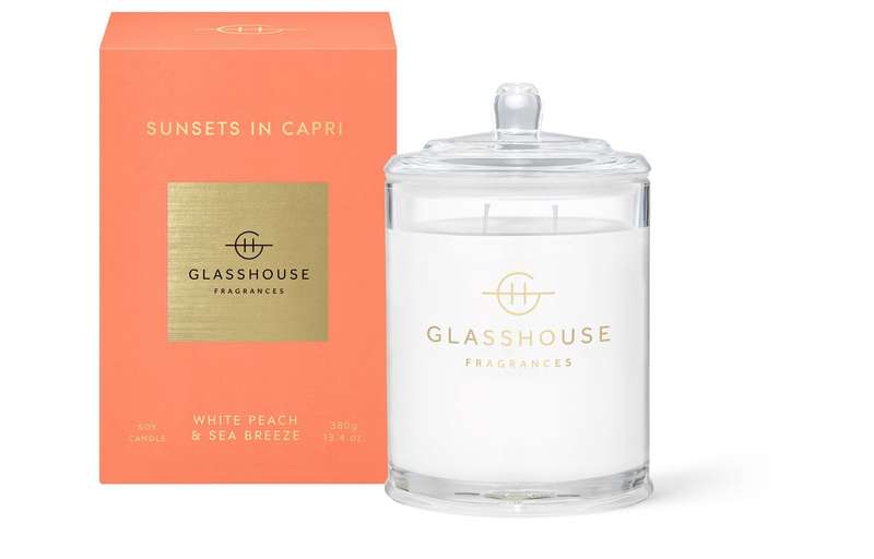 Glasshouse Sunsets in Capri Soy Candle 380g