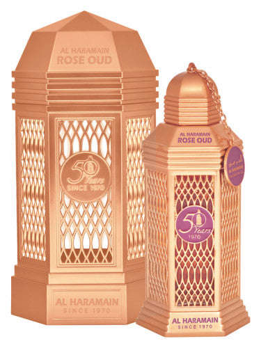 Al Haramain 50 Years Rose Oud Spray 100ml Eau De Parfum