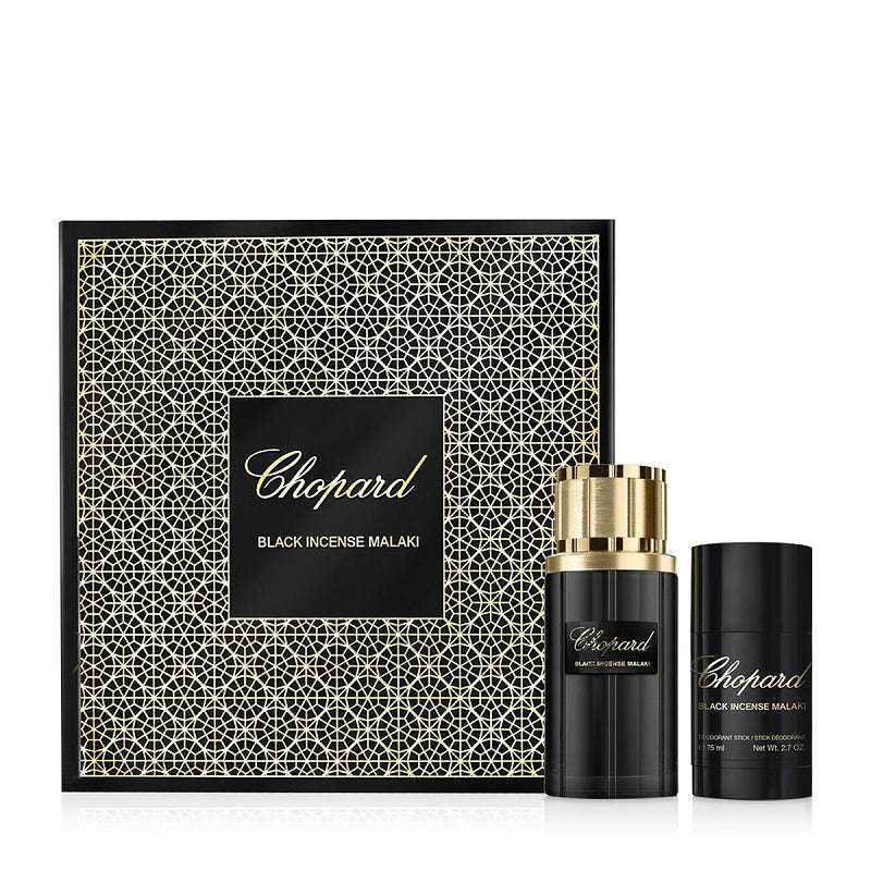 Chopard Black Incense Malaki 80ml Eau De Parfum Gift Set