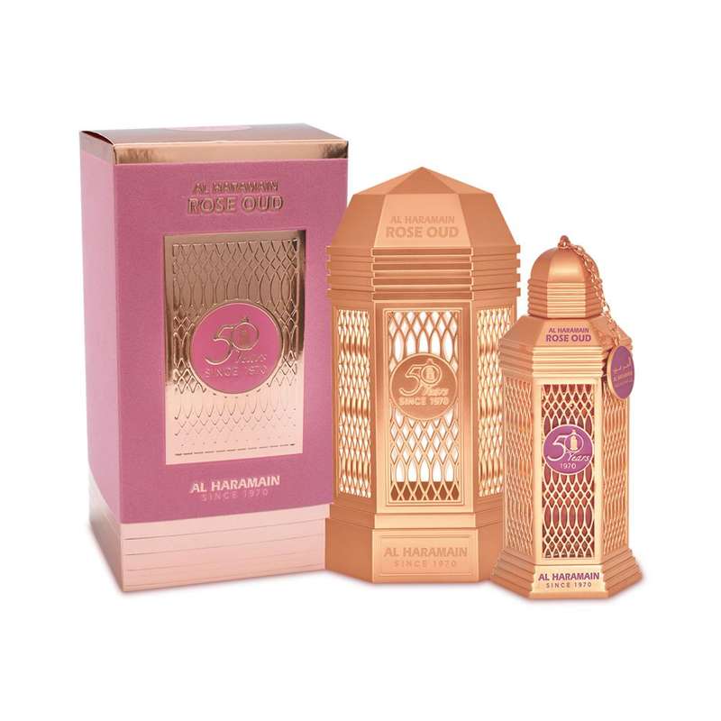 Al Haramain 50 Years Rose Oud Spray 100ml Eau De Parfum
