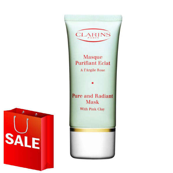 CLARINS PURE RADIANT MASK WITH PINK CLAY