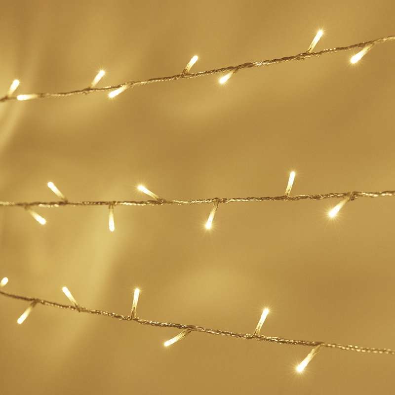 BULK FROM 6 // 20M Warm White LED Fairy Light, EU Plug AC 220V