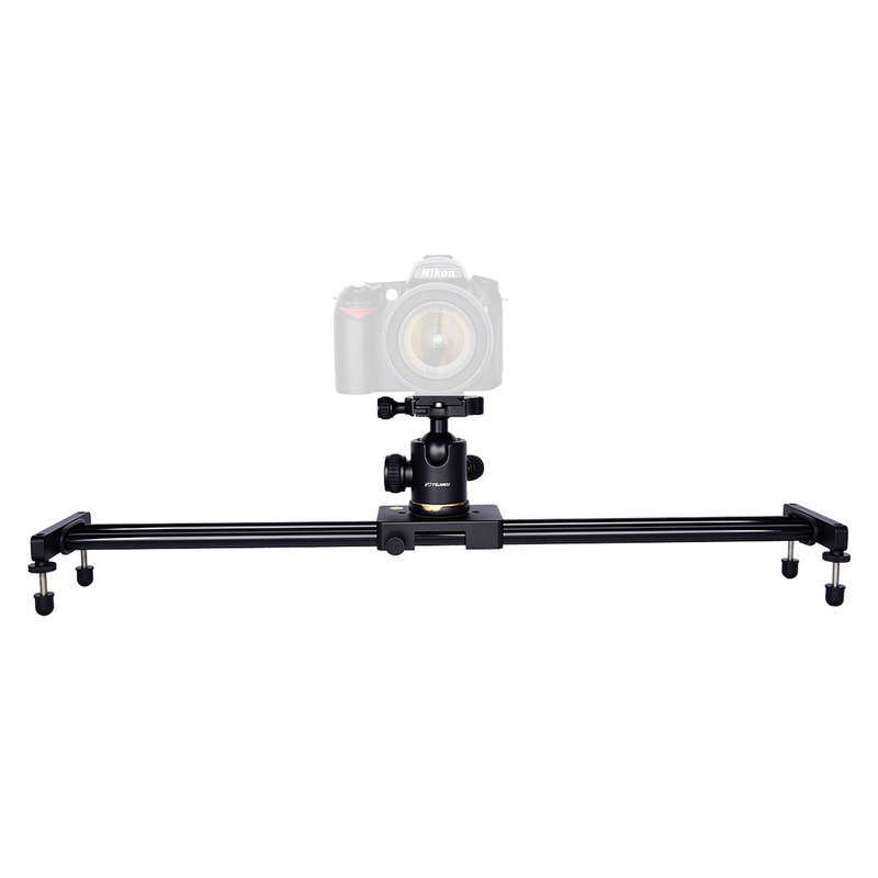 YLG0109F-L60 DSLR Camera Video Compact Slider, Length: 60cm(Black)