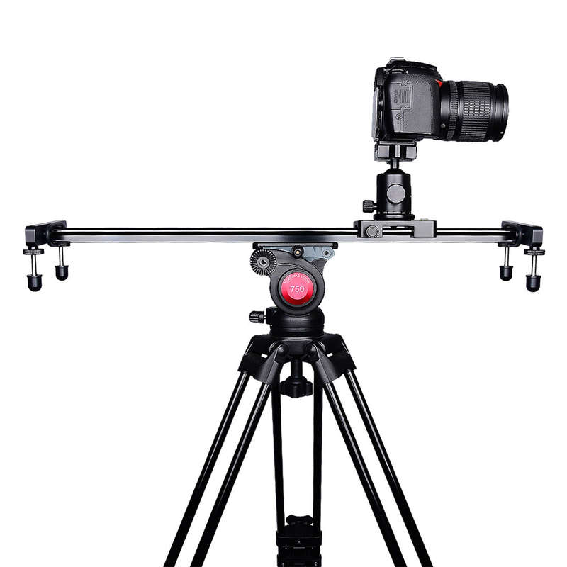 YLG0109F-L60 DSLR Camera Video Compact Slider, Length: 60cm(Black)