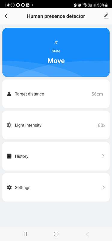 Smart Life Tuya WIFI Human Presence Motion Detector w/ Light Sensor | 5V | Wall/ Ceiling Mounted