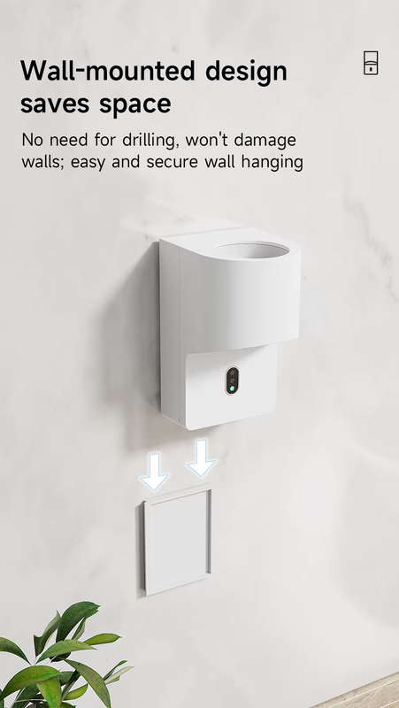 Electric Toothpaste Squeezer Dispenser | 5V Rechargeable | Fits Toothpaste Tube | Wall Mounted