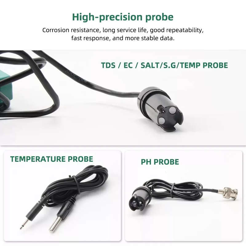 Smart Life Tuya WIFI Water Quality Detector 6 in 1 TDS/EC/PH/Salinity/S.G/Temperature Tester