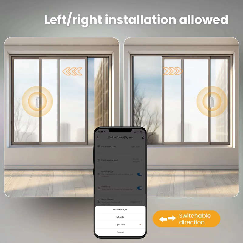 Smart Life Tuya Zigbee Sliding Door Window Opener Closer | Solar charging w/ Built in Battery & R...