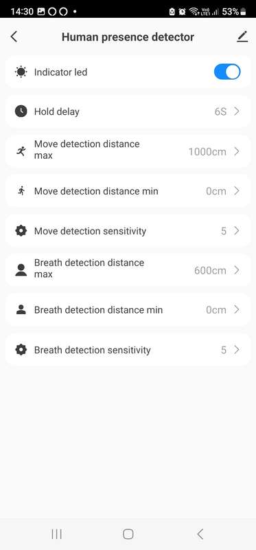 Smart Life Tuya WIFI Human Presence Motion Detector w/ Light Sensor | 5V | Wall/ Ceiling Mounted