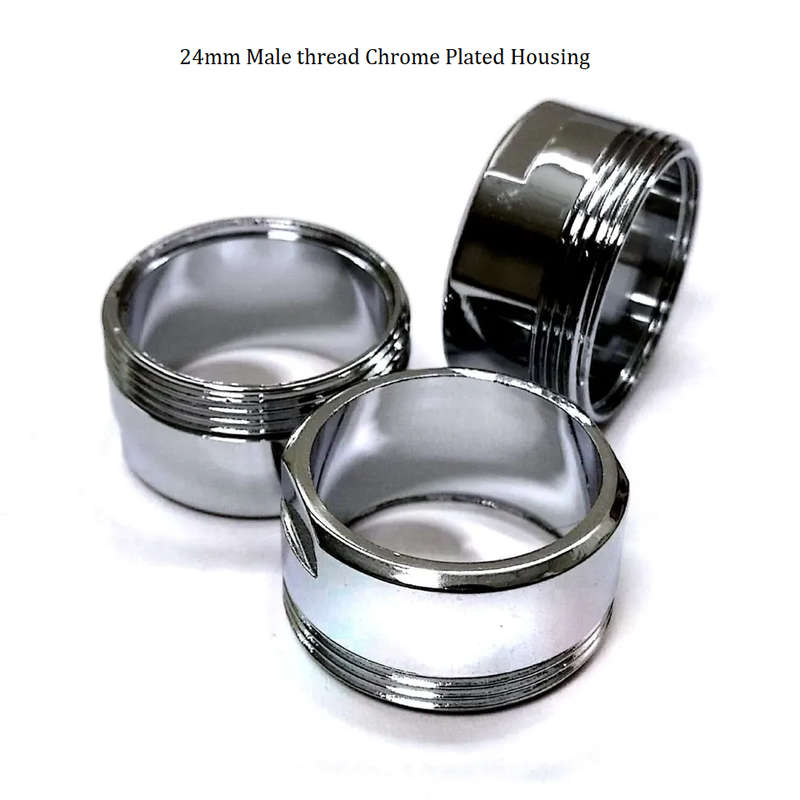 24mm Male thread Chrome Plated Housing for Aerator for Taps & Faucets