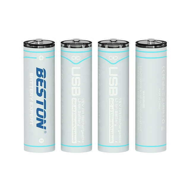 BESTON AA USB C Rechargeable Lithium-ion Battery | 14500 | 1.5V | 1332mAh | 4 Pack