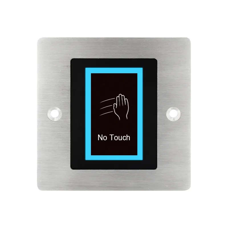 Access Control Embedded 12V 24V Infrared No Touch Exit Button Door Release Button