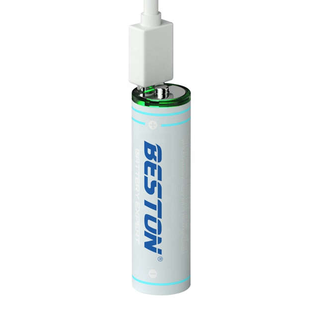 BESTON AA USB C Rechargeable Lithium-ion Battery | 14500 | 1.5V | 1332mAh | 4 Pack