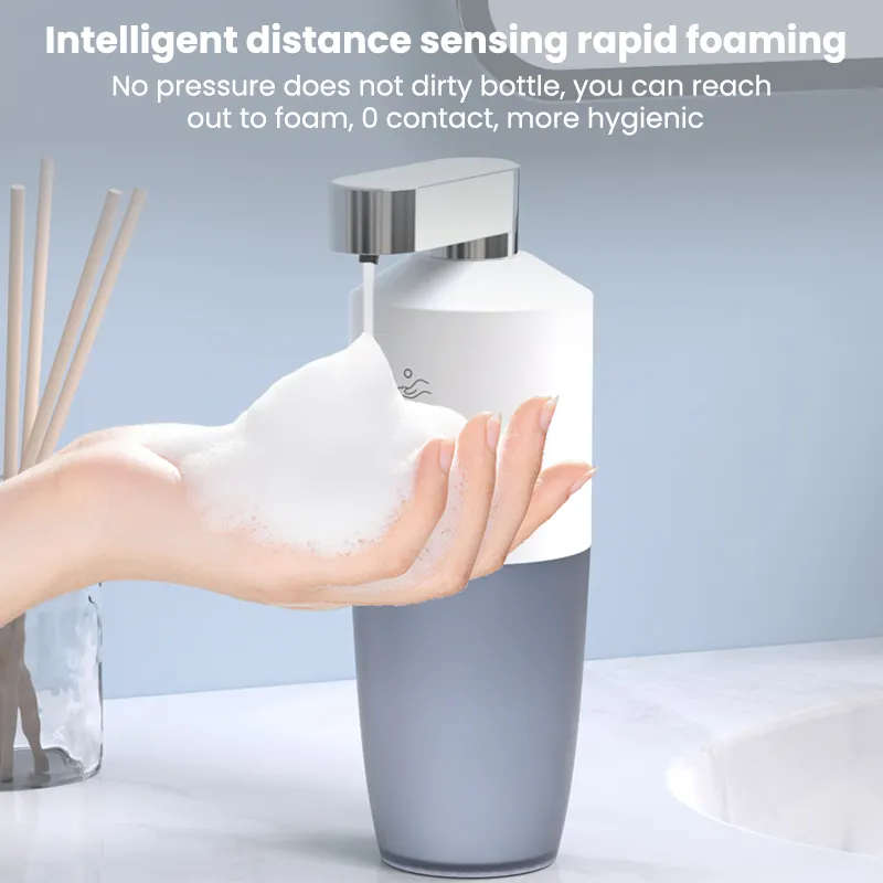 Electric Single Soap Foam Dispenser | 5V Rechargeable | 280ml refillable | Table top