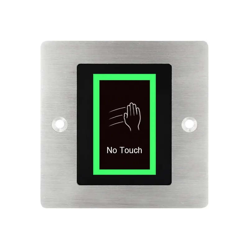 Access Control Embedded 12V 24V Infrared No Touch Exit Button Door Release Button