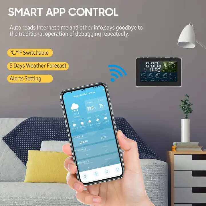 Smart Life Tuya WIFI Weather Forecast Station