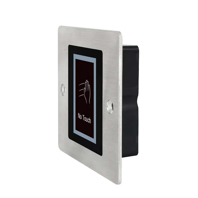 Access Control Embedded 12V 24V Infrared No Touch Exit Button Door Release Button
