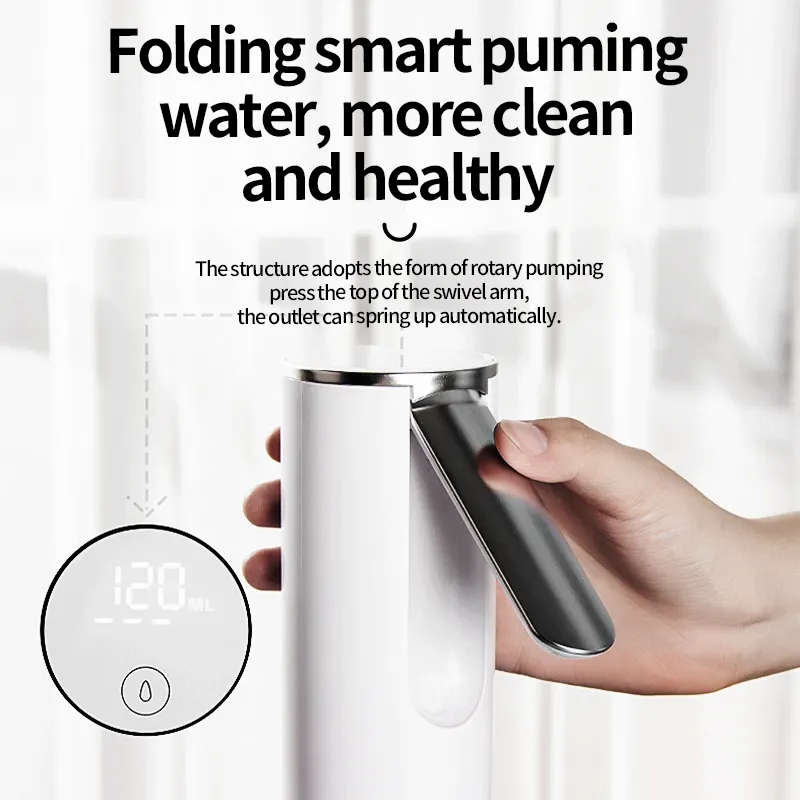 Electric Water Dispenser | 5V Rechargeable | 1L per minute | fits on top of bottle.