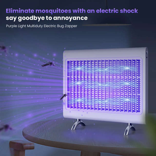 Mosquito Insect Fly Traps UV Purple Light Lamp | 5V | Desk Standable | Blue