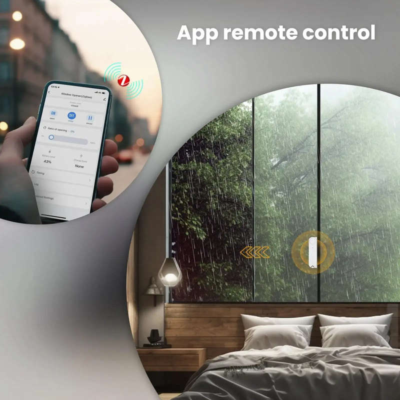 Smart Life Tuya Zigbee Sliding Door Window Opener Closer | Solar charging w/ Built in Battery & R...