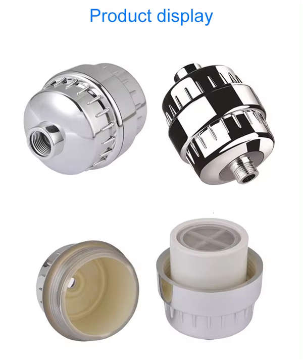 15 Stage High-Output KDF Ionic Clean Shower Water Filter (Chrome Plated)