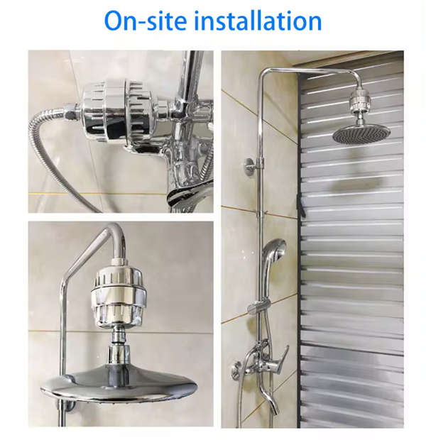 15 Stage High-Output KDF Ionic Clean Shower Water Filter (Chrome Plated)