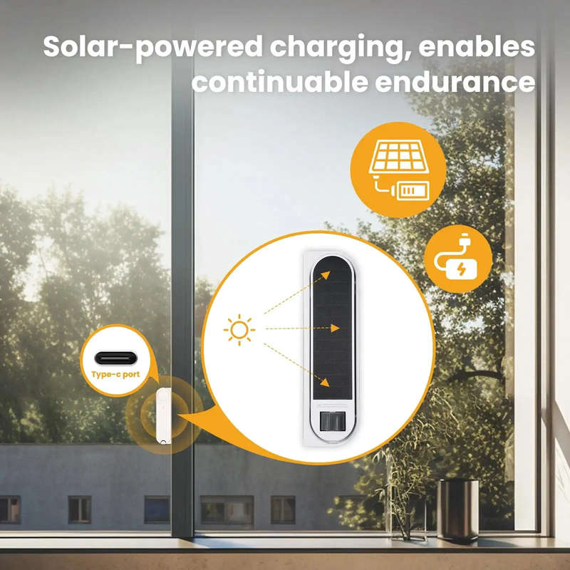 Smart Life Tuya Zigbee Sliding Door Window Opener Closer | Solar charging w/ Built in Battery & R...