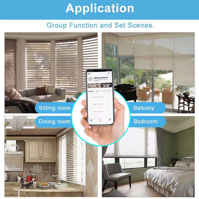 Smart Life Tuya WIFI Blinds Curtain Chain Motor | Solar charging w/ Built in Battery & Remote | 5V