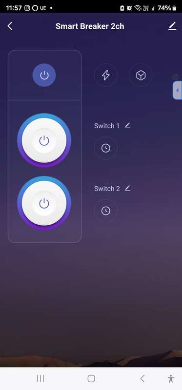 Smart Life Tuya WIFI 2CH 16A 3500W Appliance / 200W LED Light Mini Switch