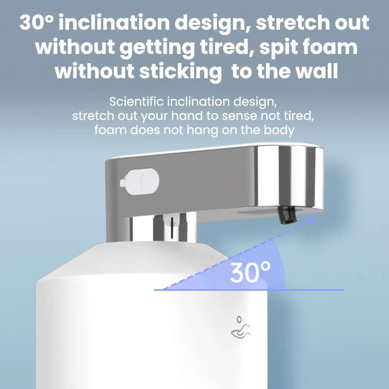 Electric Single Soap Foam Dispenser | 5V Rechargeable | 280ml refillable | Table top