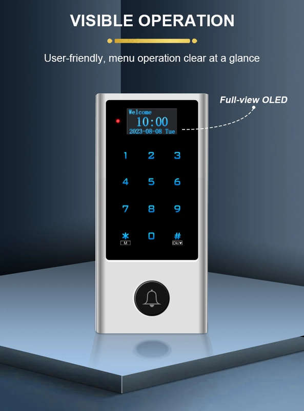 Smart Life Tuya WIFI Waterproof 12V Access Control Keypad Card Doorbell Gate Garage HD1