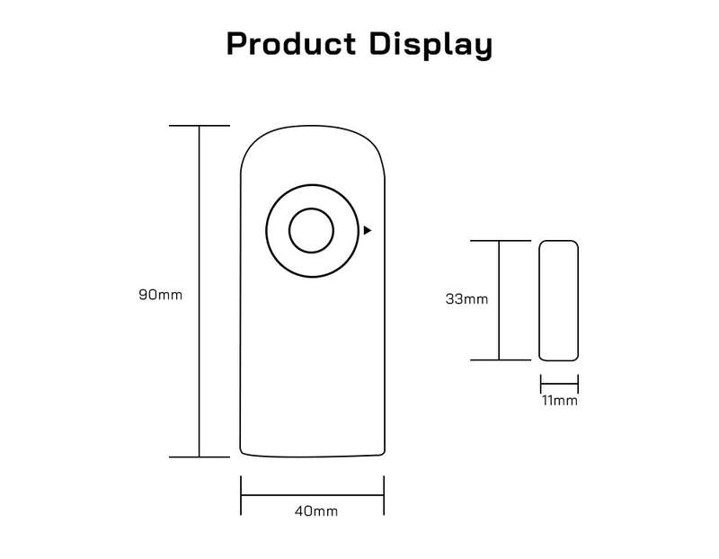 Smart Life Tuya WIFI Wireless Door / Window Detector w/ PIR Motion Sensor | 4.5V