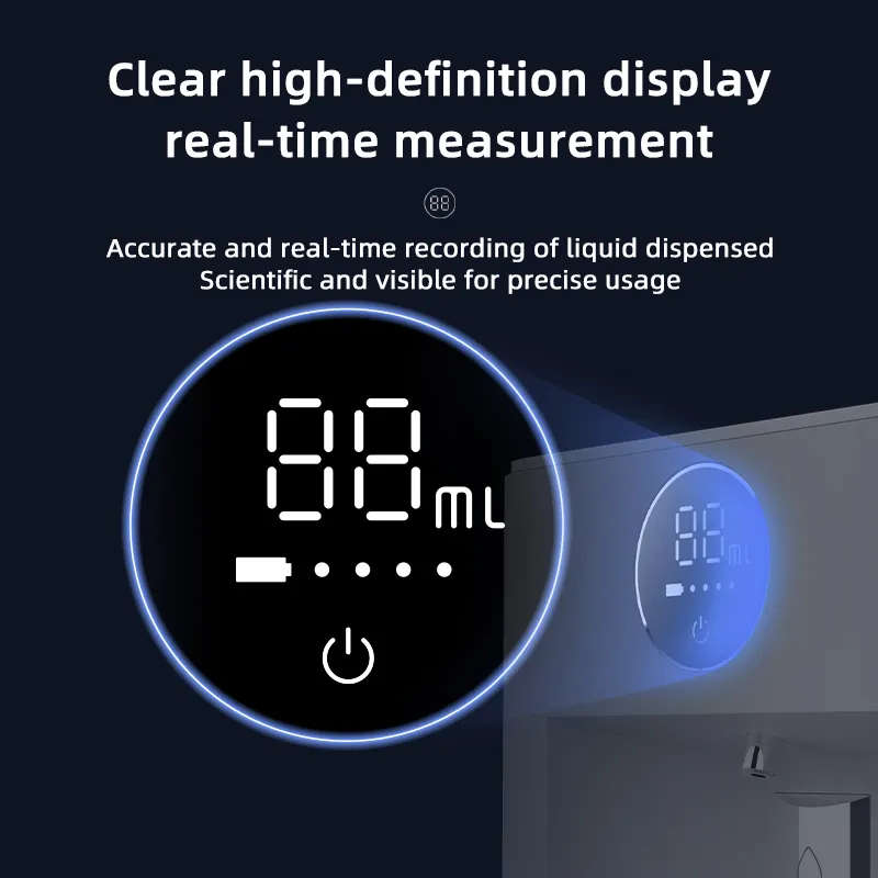 Electric Mouthwash Liquid Dispenser | 5V Rechargeable | 500ml Refillable | Wall Mounted