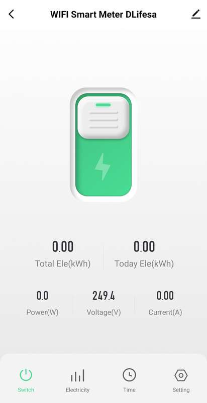 Smart Life Tuya WIFI 1P w/ Neutral 240V 63A 13800W 13.8KW w/ Power Monitor